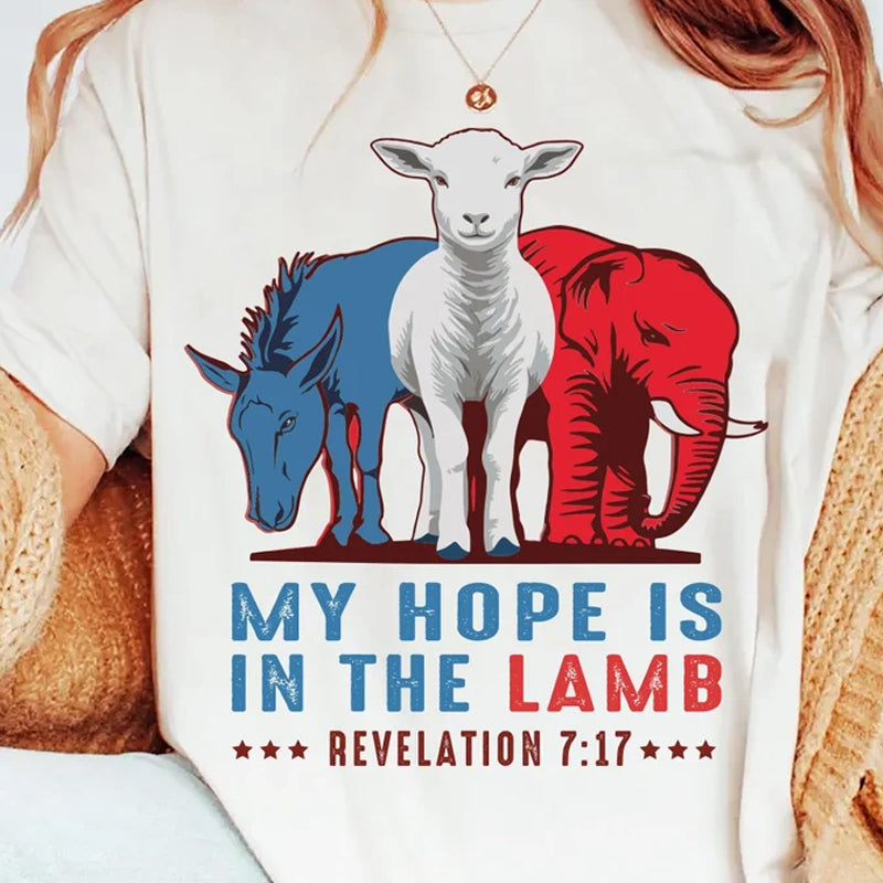 My hope is in the Lamb DTF Transfer