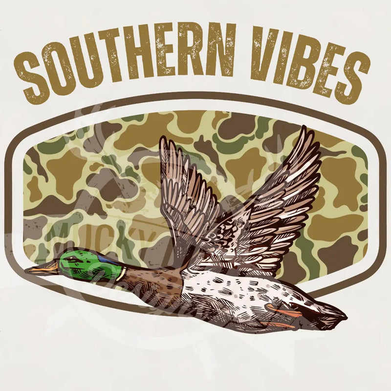 Southern Vibes Duck Camo DTF Transfer